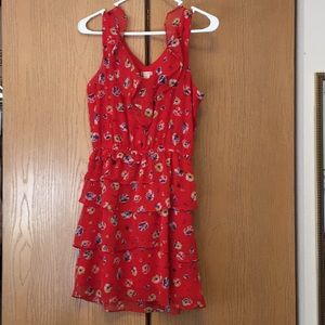 Ruffled xhileration dress size m great condition!